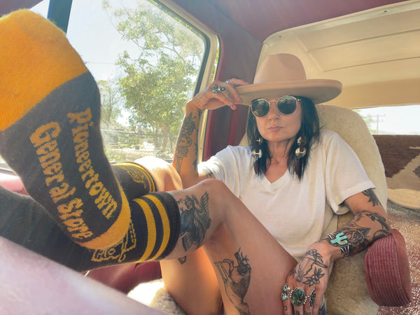 Pioneeertown General Store Crew Socks