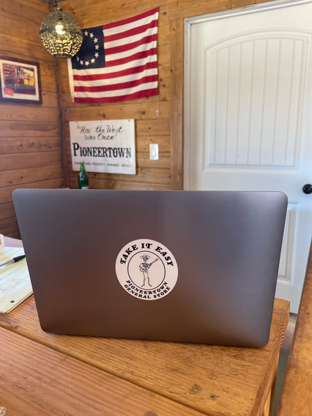 Take it Easy Pioneertown General Store Sticker