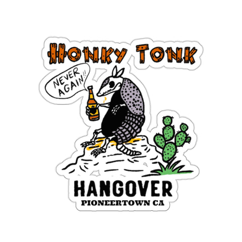 Honky Tonk Hangover Sticker