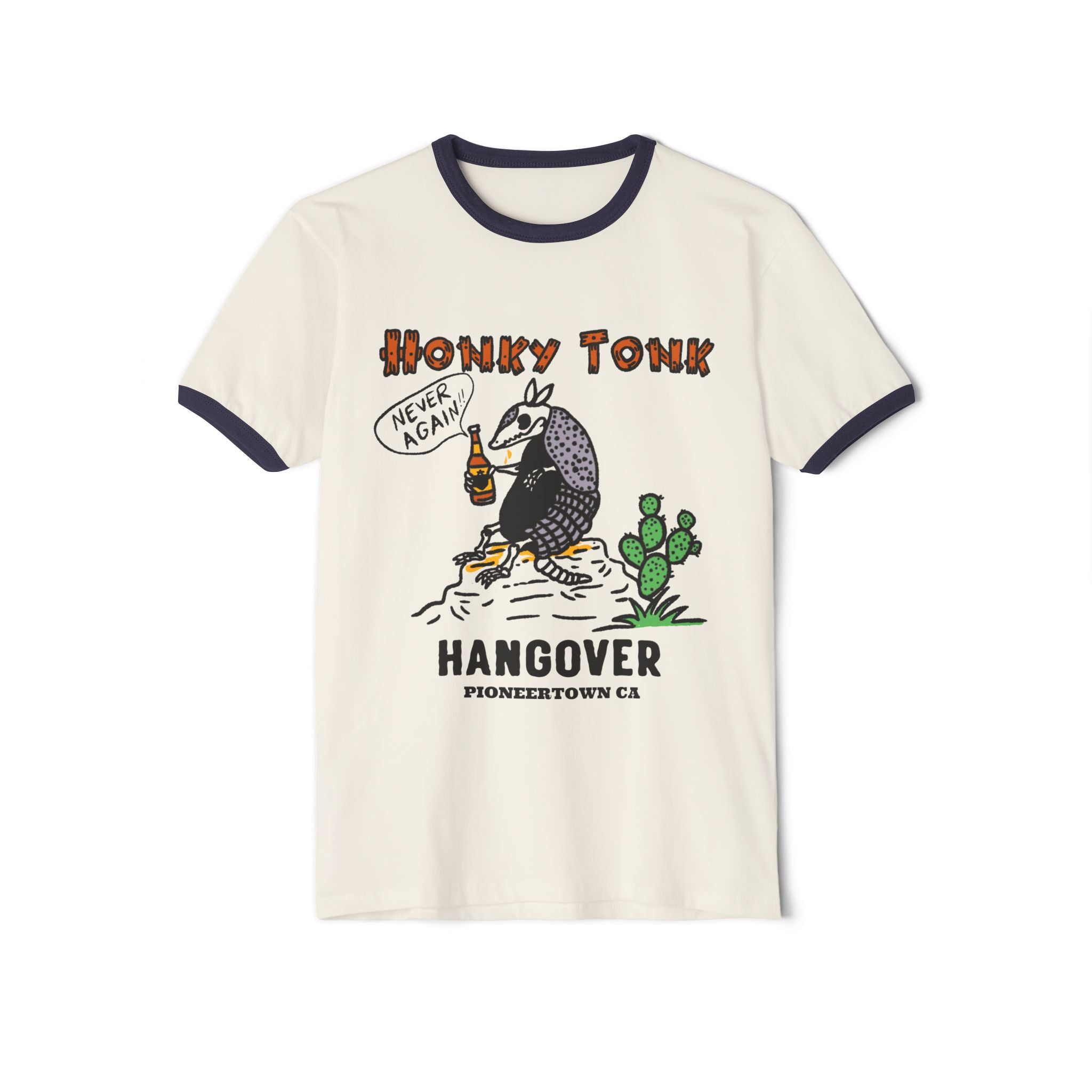 Honky Tonk Hangover Unisex Ringer T-Shirt