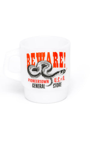 Pioneertown General Store Milk Glass Mug