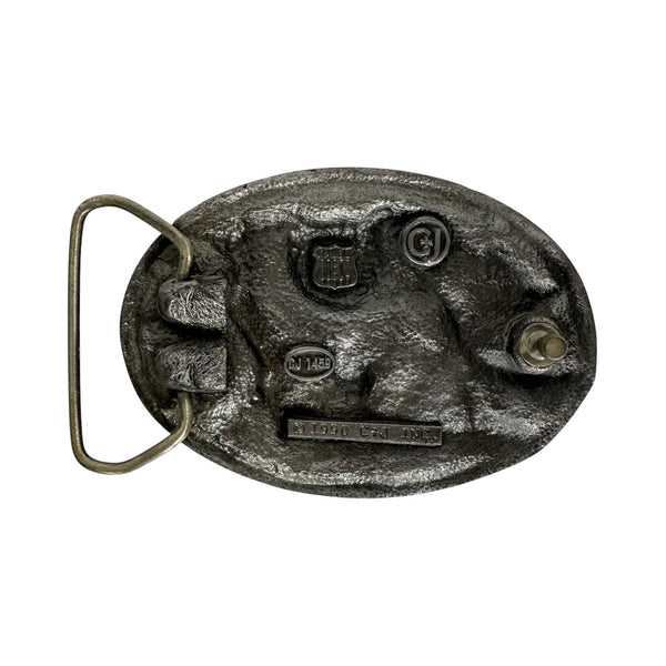 Vintage Classic Motorcycle Engine Belt Buckle