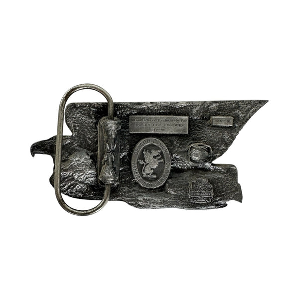 Vintage American Steel Motorcycle Belt Buckle